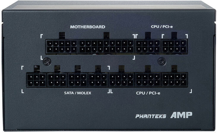 Fuente Modular Phanteks AMP V2 PCIe 5.0 1000W 80+ Gold Negra image number 3