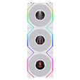 Ventilador Lian Li UNI FAN TL120 LCD FLEX Wireless Blanco 120mm (pack 3) image number null