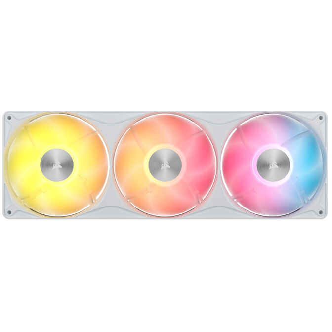 Ventilador Corsair iCUE Link RS360 II Unified Frame Blancas ARGB PWM Triplo Ventilador 120mm (360mm) image number 2