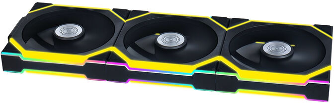 Ventilador Lian Li UNI FAN SL120 Wireless RGB Reverse Blade PWM Negro 120mm (Pack 3) image number 1