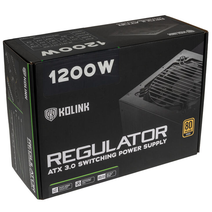 Fuente Kolink KL-R1200FG PSU. Gen5. Gold image number 7