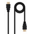 Cable HDMI V2.0 4K@60Hz 18Gbps NanoCable USB-A M/M 1.5 M Negro image number null