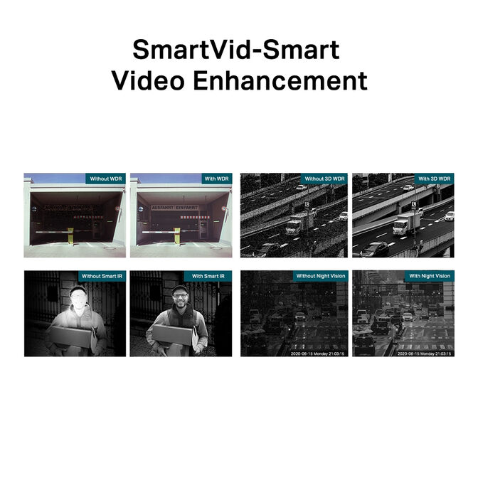 C&acirc;mara TP-Link  VIGI C240 2.8mm 4MP Full-Color PoE Dome QHD 1440p IP67 image number 9