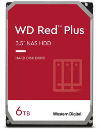 Disco Western Digital Red Plus 6TB 5400rpm 256MB SATA III