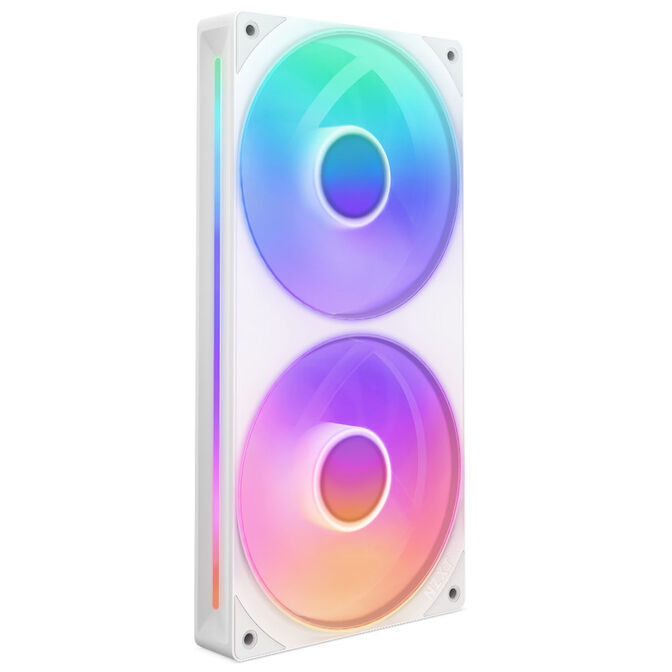 Ventilador NZXT F280 RGB Core Single-Frame Blancas - Duplo Vent&iacute;lador 140mm (280mm) image number 0