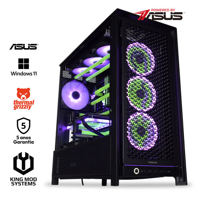 Ordenador King Mod Liquid-PC Ryzen 9 9950X3D 64GB DDR5 2TB RTX 5080 WiFi W11 image number 0