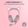 Auriculares Razer Kraken Kitty V2 Quartz Ed. image number null
