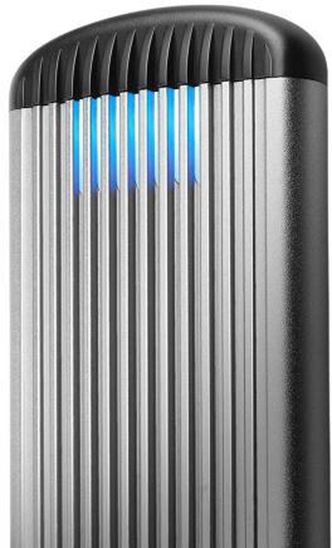 Caja SSD AXAGON EEM2-SA USB micro-B 3.2 Gen 1 - M.2 SATA SSD 30-80mm screwless RIBBED box image number 3