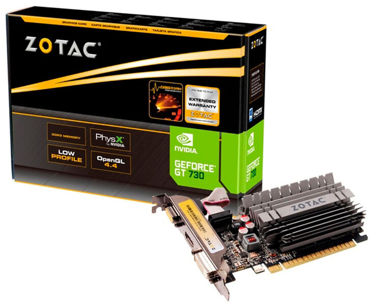 Tarjeta Gráfica ZOTAC GeForce® GT 730 Zone Edition 2GB GD3 image number 0