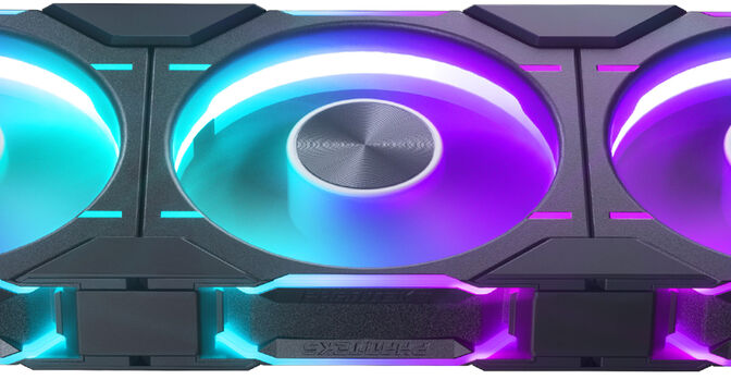 Ventilador Phanteks D30 PWM D-RGB Negro Pack 3 - 120mm image number 2