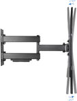 Soporte de Pared Tooq Tilt 3 Pivots 37" a 70" Max. 50kg Negro image number null