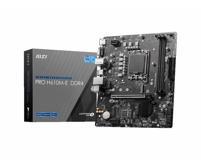 Placa Base MSI PRO H610M-E DDR4 image number 0