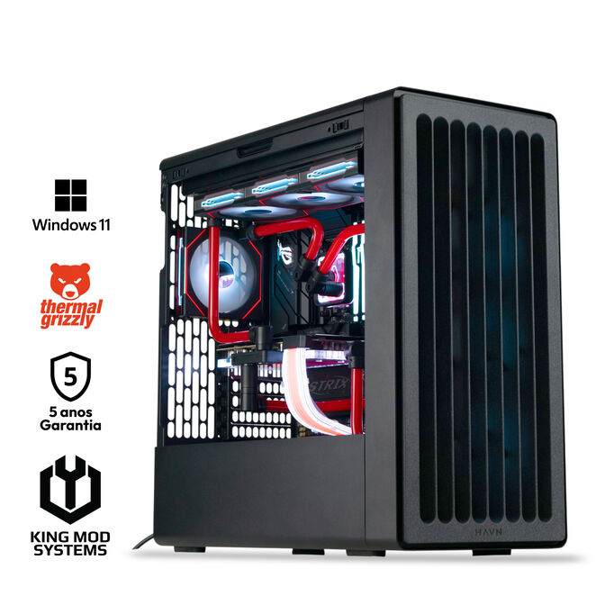 Ordenador King Mod Liquid-PC Ryzen 7 9850X3D 64GB DDR5 2TB RTX 5090 WiFi W11 Bonus