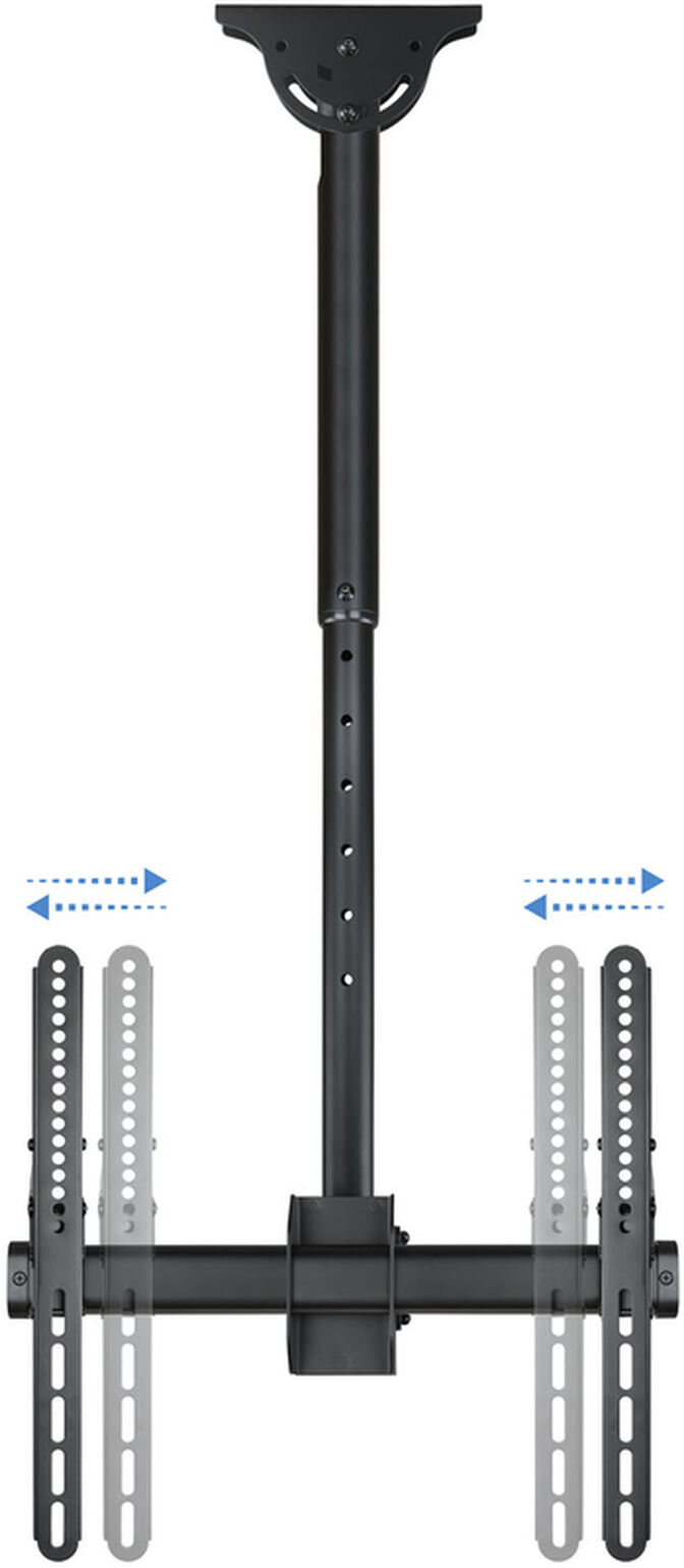Soporte de Techo Tooq Tilt GiRat&oacute;nrio e Extens&iacute;vel 32" a 55" Max. 50kg Negro image number 5