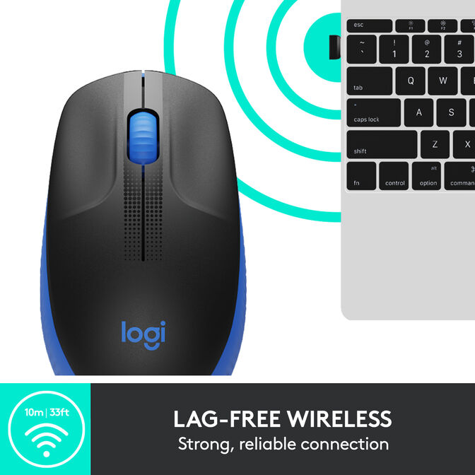 Rat&oacute;n Logitech M190 1000DPI Wireless Azul image number 15