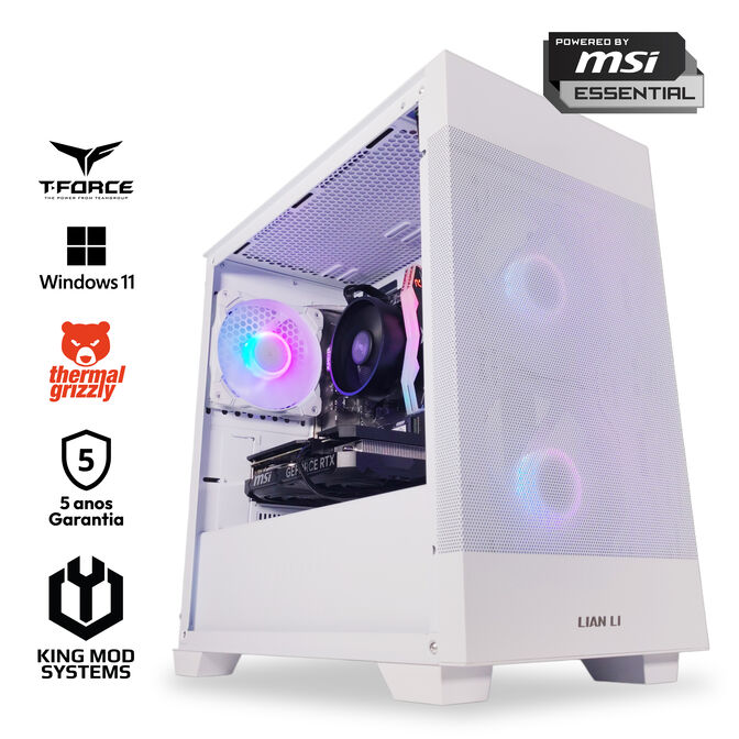Ordenador King Mod Gamer-PC Ryzen 5 7500F 32GB DDR5 1TB RTX 4060 Ti W11 image number 0