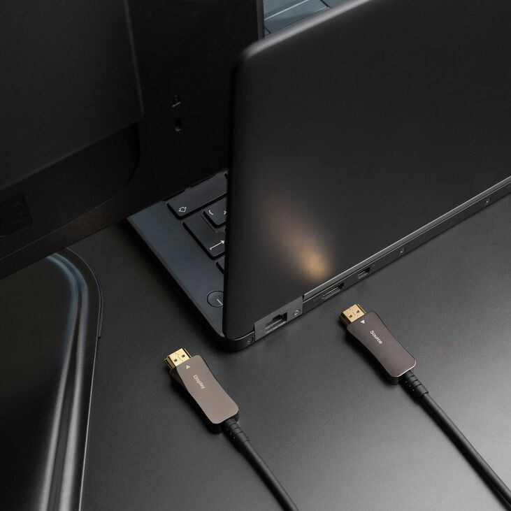 Cable HDMI V2.1 AOC Nanocable 8K@60Hz 4K@120Hz 48Gbps A/M-A/M 20 m Negro image number 4