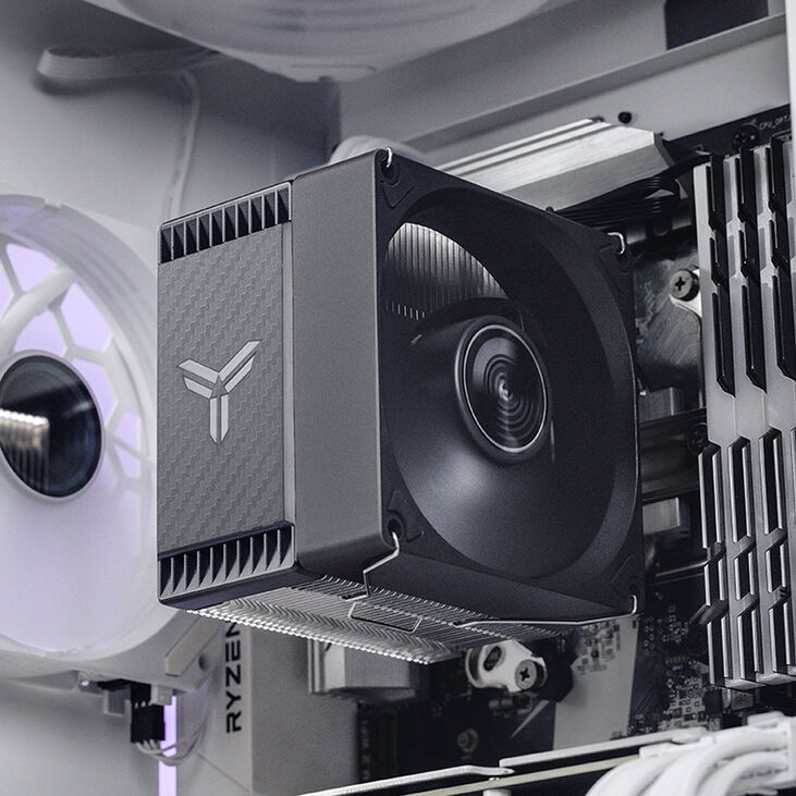 Ventilador CPU Jonsbo CR-1400 EVO Negro 92mm image number 4