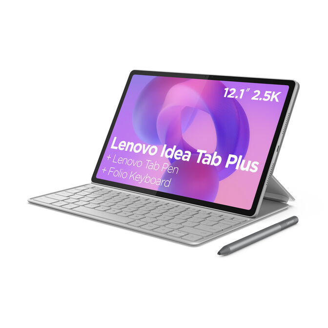 Tablet Lenovo Idea Tab Plus TB361FU 12.1" (12 / 256GB) 2.5K 90Hz WiFi Cinzento + Capa Teclado + Pen image number 0