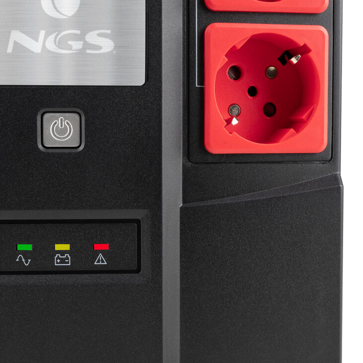 UPS NGS Off-line Fortress Bunker 600VA 360W 6 Tomas de Protección image number 2