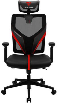 Silla Gaming Ergonomica ThunderX3 YAMA 1 - Negro/Rojo