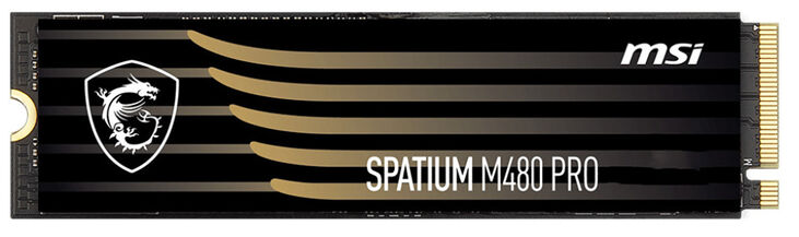 SSD MSI SPATIUM M480 Pro 2TB Gen4 M.2 NVMe (7400/7000MB/s) image number 1