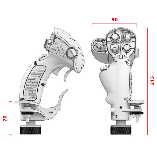 Flightstick VIRPIL Controls Constellation ALPHA Prime Right Handers image number 10