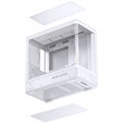 Caja Micro-ATX Jonsbo D200 Vidrio Templado Blanco image number null