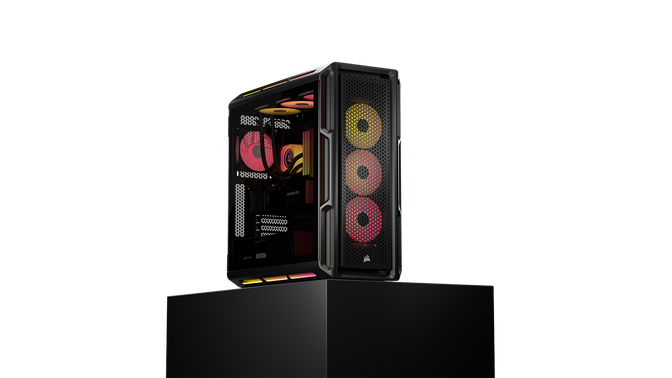 Torre E-ATX Corsair 5000T LX ARGB Negro Cristal Templado image number 12