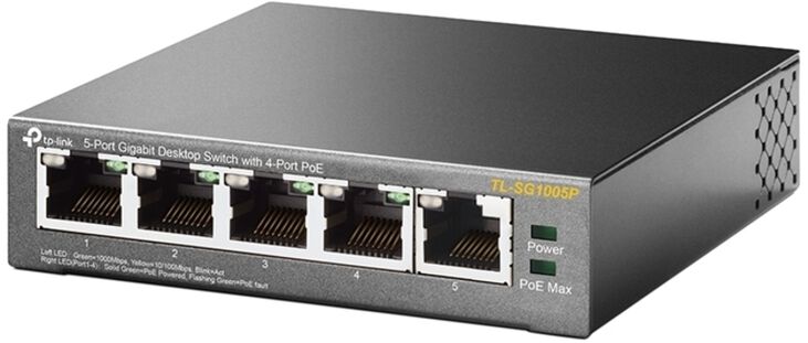 Switch TP-Link TL-SG1005P 5 Portas Gigabit c/ 4 Portas PoE image number 2