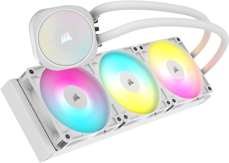 Refrigeración Líquida CPU Corsair NAUTILUS ARGB 360mm Blanco image number 3