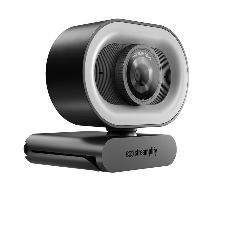 Webcam Streamplify CAM Plus FullHD 60fps con Aro de Luz - Preto image number 1