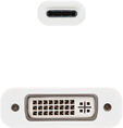 Adaptador NanoCable USB-C M para DVI-D F 15 CM Blanco image number null
