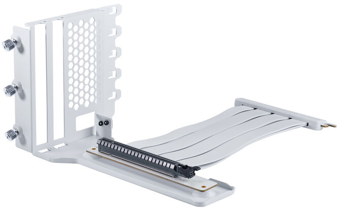 GPU Bracket Phanteks+Cable PCI-E 4.0x16 Tira Riser 22cm Blanco image number 1