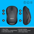 Rat&oacute;n Logitech M220 Silent Wireless Negro image number null