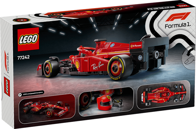 LEGO Speed Champions: Coche de Carreras Ferrari SF-24 F1, 275 Piezas (77242) image number 1
