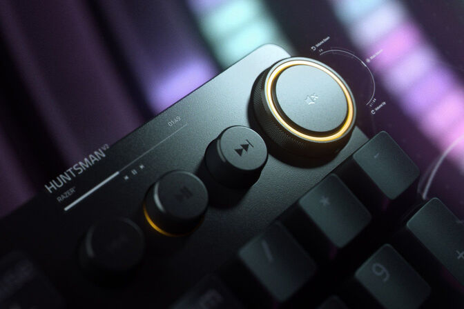 Teclado Razer Huntsman V2 RGB Purple Switch (US) image number 4