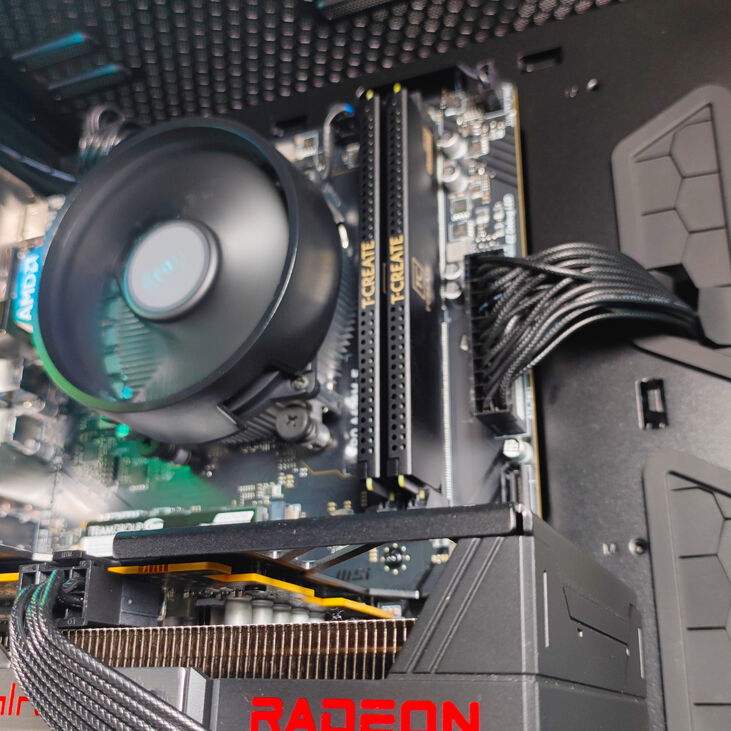Ordenador AURA Gamer-PC Ryzen 5 7500F 32GB DDR5 1TB RX 9060 XT 16GB WiFi W11 image number 6