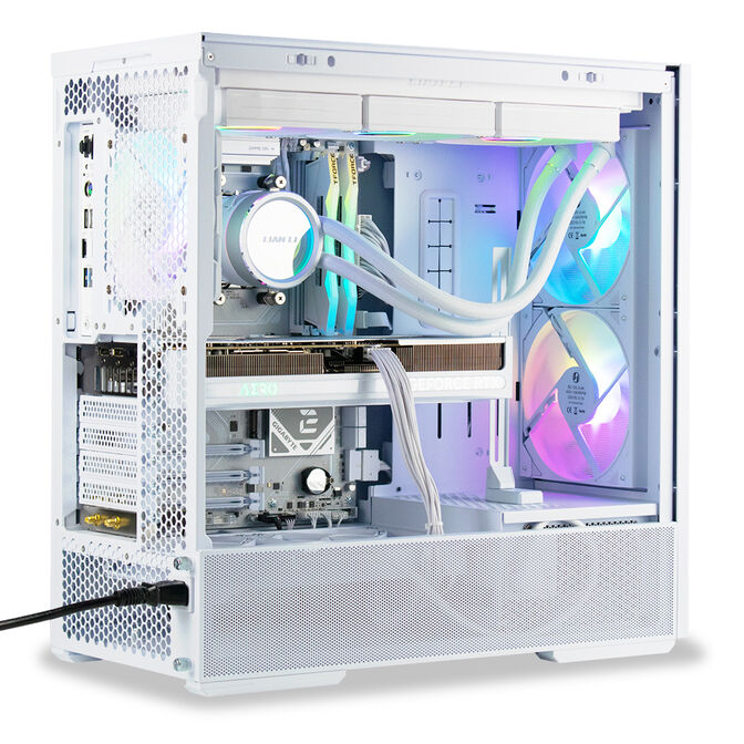 Ordenador King Mod Gamer-PC Ryzen 7 9800X3D 32GB DDR5 2TB RTX 5080 WiFi W11 - White Edition image number 2