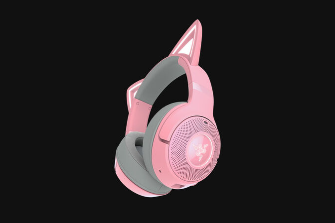 Auriculares Razer Kraken Kitty V2 BT Wireless/Bluetooth Quartz Ed. image number 1