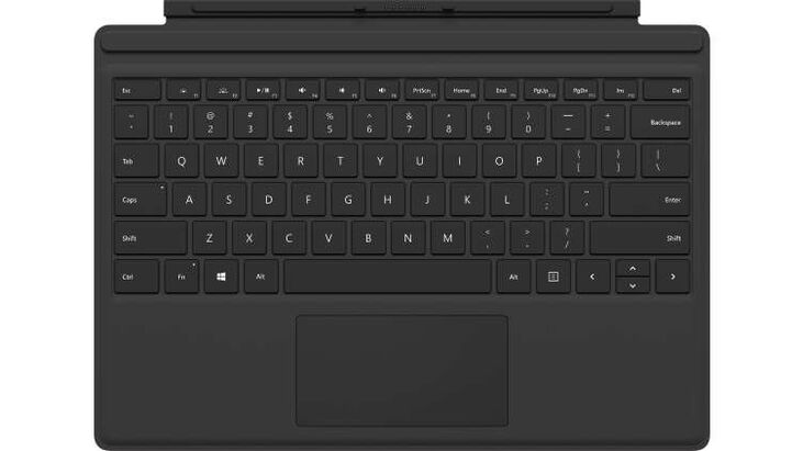 Microsoft Surface Pro Type Cover M1725 Preto image number 0