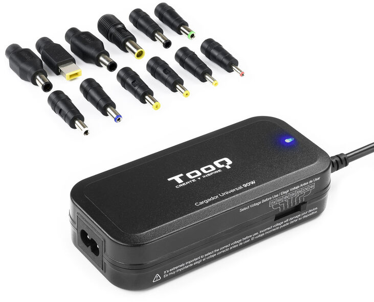 Cargador de Portátil Tooq 90W 1x USB Manual image number 0