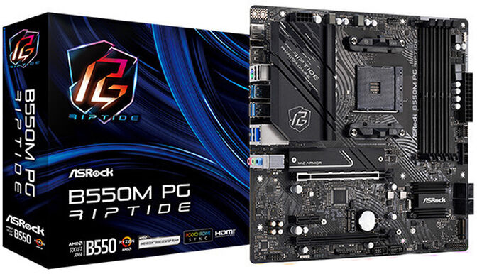 Placa Base ASRock B550 PG Riptide image number 0