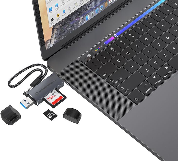 Lector de Tarjetas Conceptronic Tarjetas SD/MicroSD USB 3.0 USB-C image number 6