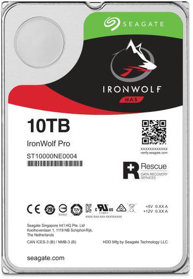 Disco Seagate IronWolf Pro 10TB 7200rpm 256MB SATA III 512e image number 3