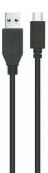 Cable USB 3.2 Gen1 5Gbps 3A, USB-C/M-A/M, Negro, AWG24, 1.8 M image number null