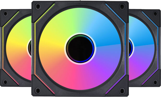 Ventilador Lian Li UNI FAN SL120 Infinity RGB PWM Negro 120mm (Pack 3) image number 0