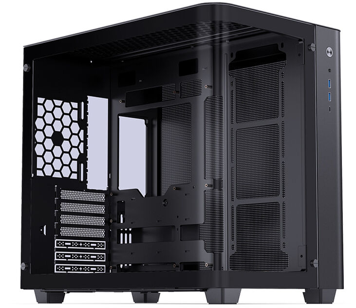 Caja ATX Jonsbo TK-3 Vidrio Tempelado Negro image number 0