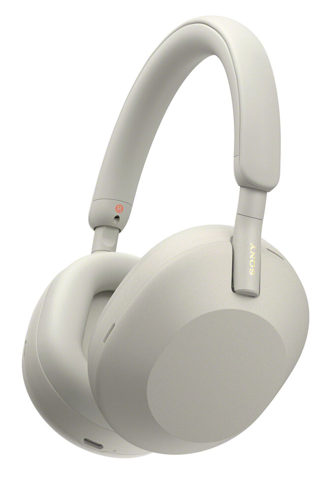 Auriculares Inal&aacute;mbricos Sony WH-1000XM5 Bluetooth con ANC NFC Plata image number 0