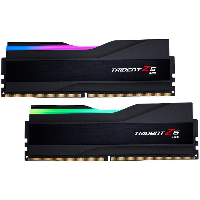G.Skill Kit 32GB (2 x 16GB) DDR5 7800MHz Trident Z5 RGB CL36 Black - F5-7800J3646H16GX2-TZ5RK image number 0